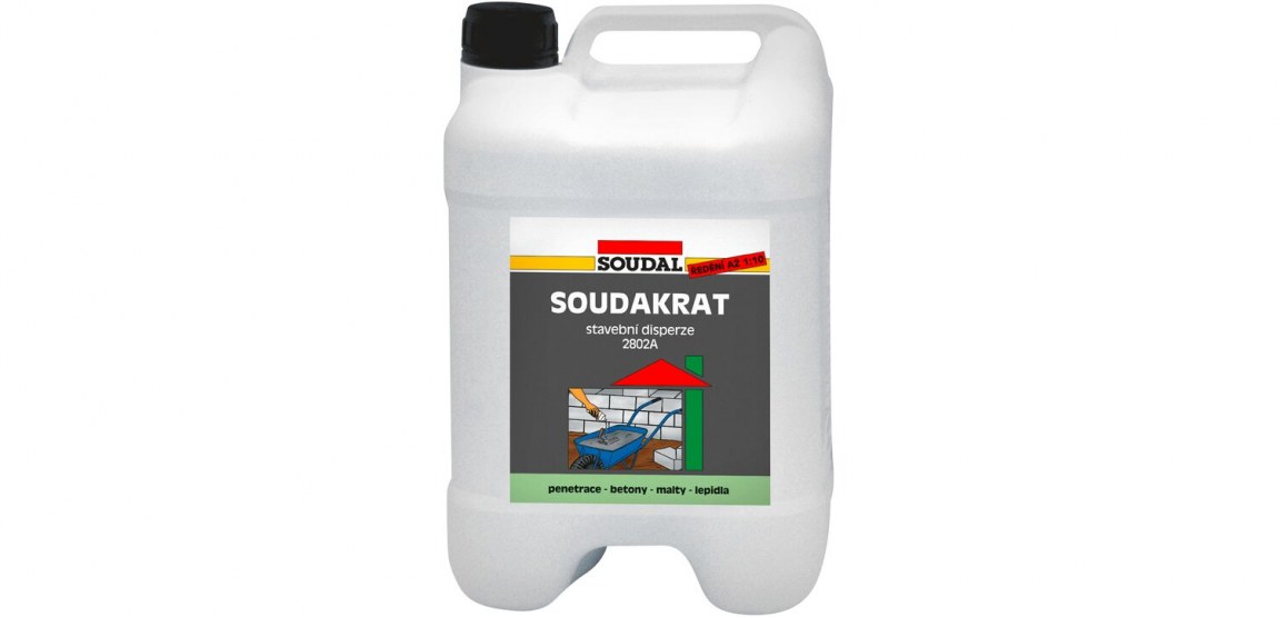 SOUDAL SOKRAT SOUDAKRAT koncentrovaná přísada 5l - Suché směsi a stavební chemie stavební chemie soudal