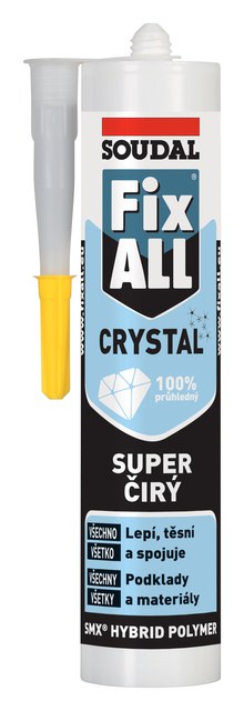 SOUDAL Fix ALL Crystal tmel lepící 290ml (12) - Suché směsi a stavební chemie stavební chemie soudal