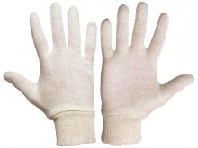 LP rukavice KITE bavlněné bílé 