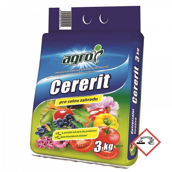 AGRO univerzální hnojivo CERERIT 3kg - Zahrady, pletiva, písky zahrady, substráty
