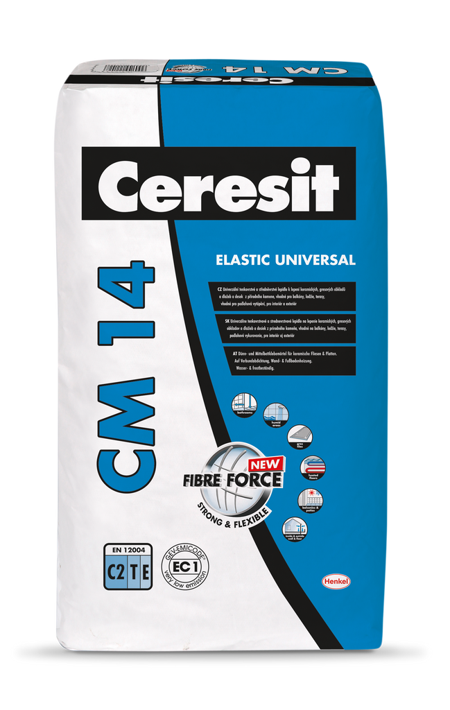CERESIT CM14 Elastic Universal cementové lepidlo 25kg (48) - Suché směsi a stavební chemie lepidla