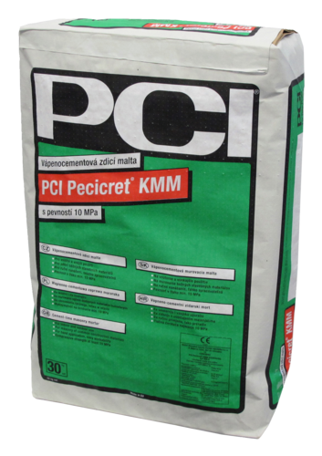 PCI Pecicret KMM zdící a vápenocement.malta 30kg (40) - Suché směsi a stavební chemie omítky jádrové omítky