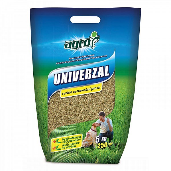 AGRO travní směs UNIVERZÁL taška 5kg - Zahrady, pletiva, písky zahrady, substráty