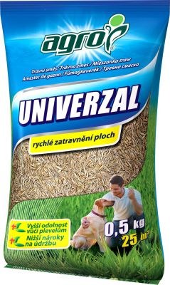AGRO travní směs UNIVERZÁL 0,5kg - Zahrady, pletiva, písky zahrady, substráty