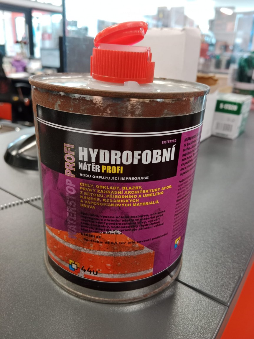 Výprodej H hydrofobní nátěr PROFI 0,8l - VÝPRODEJ !!! barvy