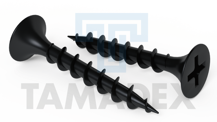 TAMADEX šroub samořezný TX 3,5x45 hrubý závit do dřeva (500) - Suchá výstavba, sádrokarton, dřevo sádrokarton příslušenství na sádrokarton