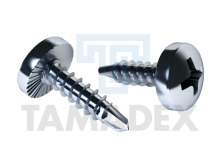TAMADEX vrut TEX 3,5x9,5 půlkulatá hlava - pro montáž sádrokartonu (1000)