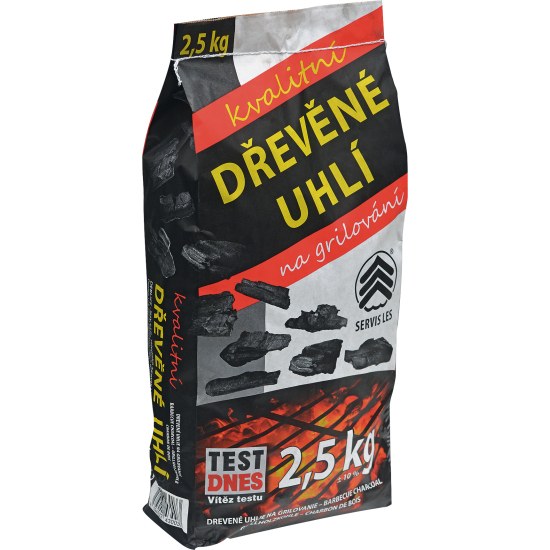 BaL dřevěné uhlí Servis Les 2,5kg - Drogerie