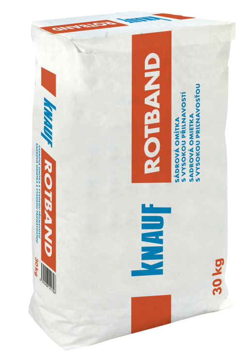 KNAUF ROTBAND omítka sádrová 30kg (35) - Suché směsi a stavební chemie omítky sádrové omítky