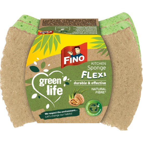 BaL houba na nádobí FINO Green Life Flexi 2ks - Drogerie