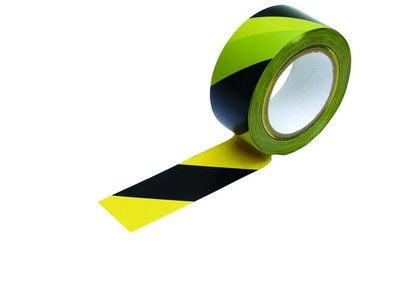 BE páska varovací 33m samolepící černo-žlutá - Ochranné pomůcky