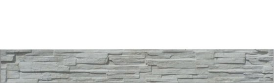 BEVES deska betonová sokl šedá jednostranná - Betonové prvky zděné ploty