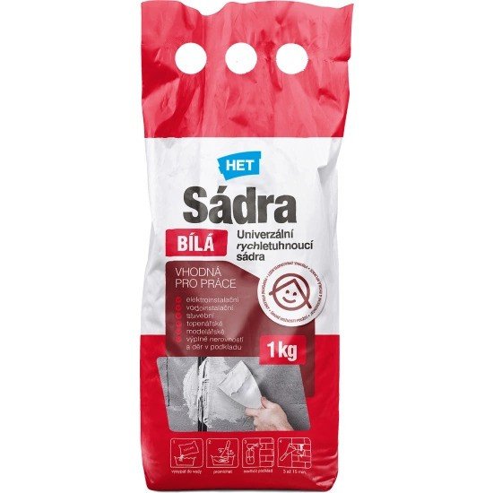 BaL sádra šedá 3kg - Suché směsi a stavební chemie ostatní suché směsi a stavební chemie