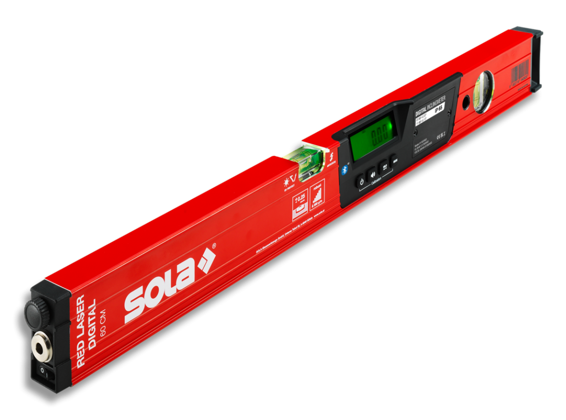 SOLA RED 60 laser digital vodováha laserová se sklonomerem, blue tooth - Nářadí ruční nářadí