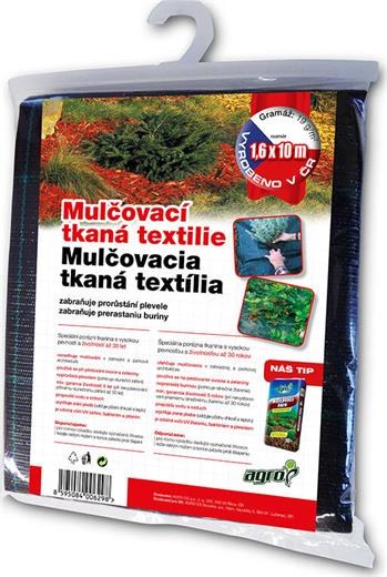 AGRO textilie mulčovací tkaná 1,0x20m černá - Zahrady, pletiva, písky zahrady, substráty