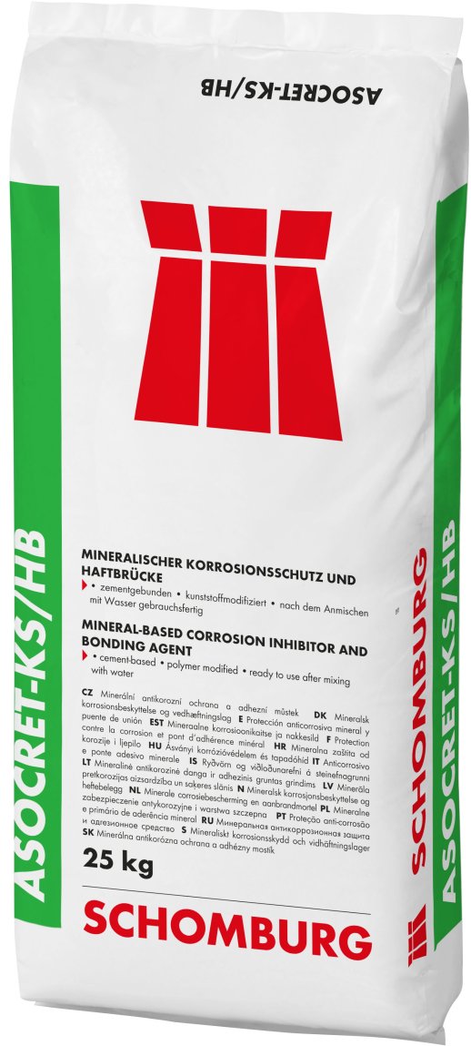 Schomburg ASOCRET KS/HB (INDUCRET-BIS-0/2) adhézní můstek 25kg (42) - Suché směsi a stavební chemie penetrace, nátěry a můstky