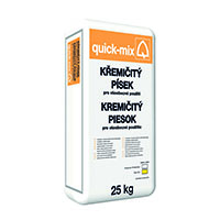 QUICK-MIX QS 0-0,6mm písek křemičitý bílý 25kg (48) - Zahrady, pletiva, písky štěrky a písky