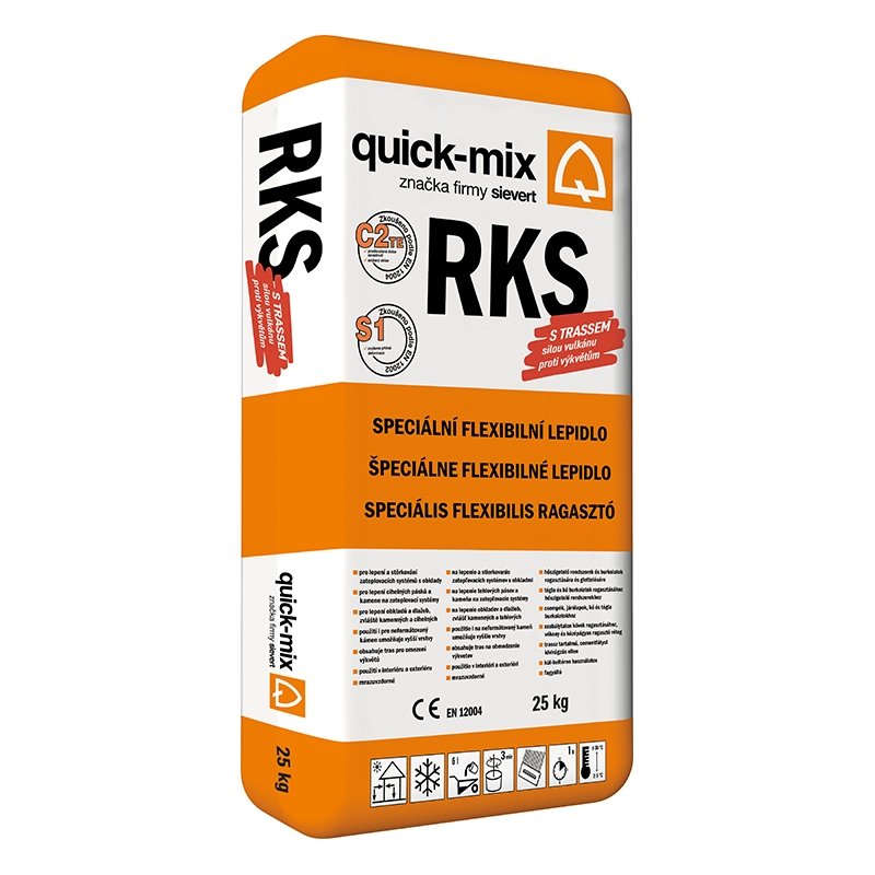 QUICK-MIX RKS flex.lepidlo na obkl.pásky 25kg (48) - Suché směsi a stavební chemie lepidla