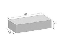 CSB BETONKA 65x290x140mm cihla hladká přírodní (240) betonka