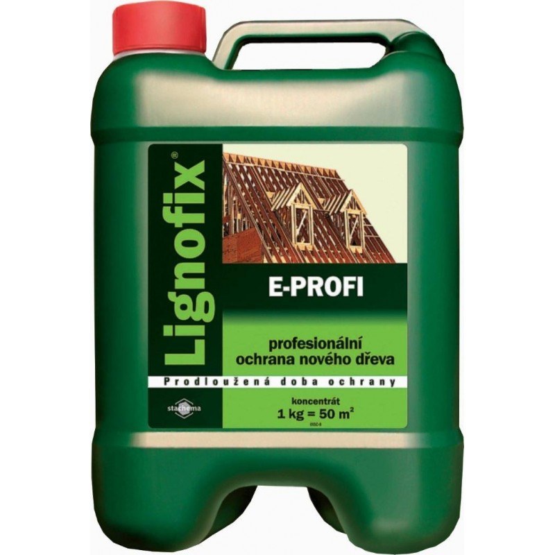 ST Lignofix E-Profi hnědý ochrana dřeva 5kg - Suchá výstavba, sádrokarton, dřevo dřevo doplňky a nátěry na dřevo