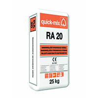 QUICK-MIX RA 20 renovační vyrovnávací nivelační stěrka 25kg (48) - Suché směsi a stavební chemie cementové a anhydritové potěry