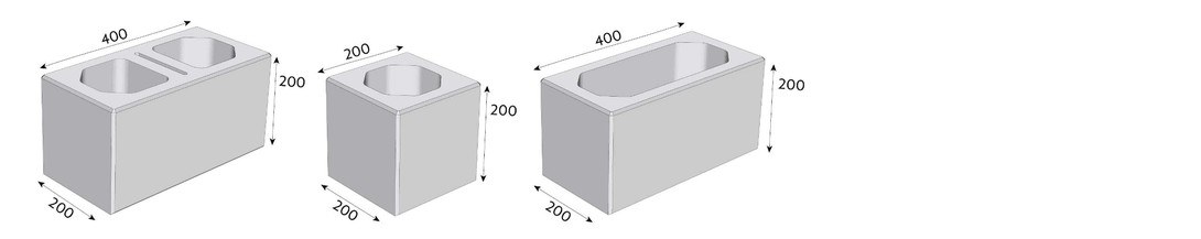 CSB SOLOBLOK tvárnice základní přírodní (50+10) - Betonové prvky zděné ploty