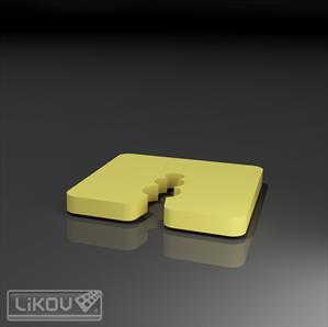 LIKOV podložka vymezovací 5mm žlutá (50) 280.05 - Fasádní systémy příslušenství k fasádním systémům profily k fasádním systémům