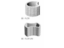 BS FLOR betonová svahovka půlměsíc šedá (16)