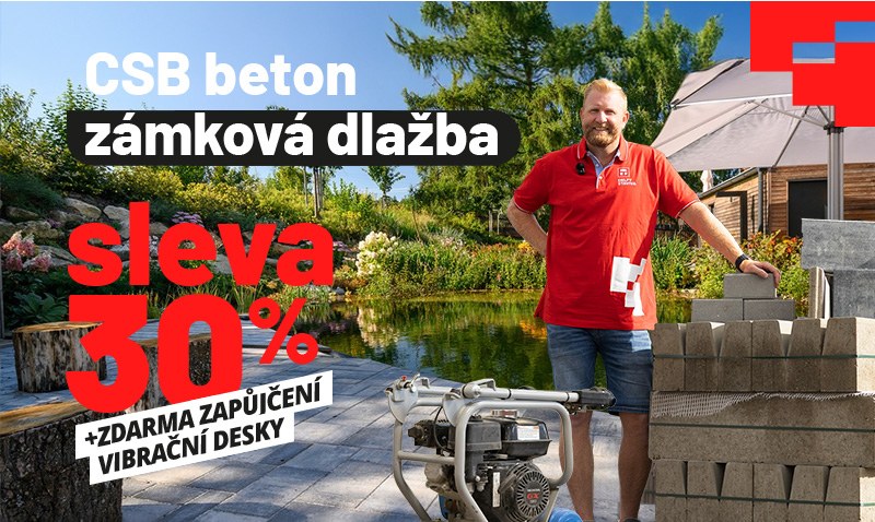 Akce, zámková dlažba