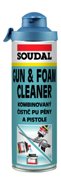 SOUDAL čistič PU pěny a pistole 500ml (12) - Suché směsi a stavební chemie stavební chemie soudal