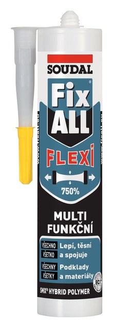 SOUDAL Fix ALL Flexi lepící tmel 290ml bílý (12) - Suché směsi a stavební chemie stavební chemie soudal