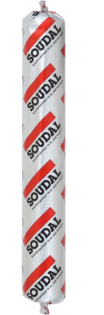 SOUDAL Butyrub šedý 600ml polybutenový (12) - Suché směsi a stavební chemie stavební chemie soudal