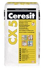 CERESIT CX5 montážní cement 25kg - Suché směsi a stavební chemie malty a cementy