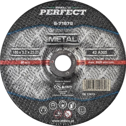 STALCO kotouč na kov vypouklý 180x3,2 perfect - Nářadí ruční nářadí