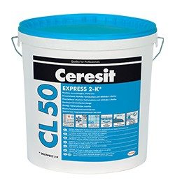 CERESIT CL50 dvousl.elast.hydroizolace 12,5kg - Suché směsi a stavební chemie hydroizolační stěrky a nátěry