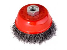 PHT kartáč hrnkový 75 vlnitý drát S 0,30 závit M14x2