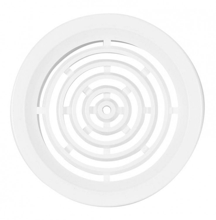 HACO mřížka větrací kruhová 50 bílá - Vnitřní vybavení větrací mřížky