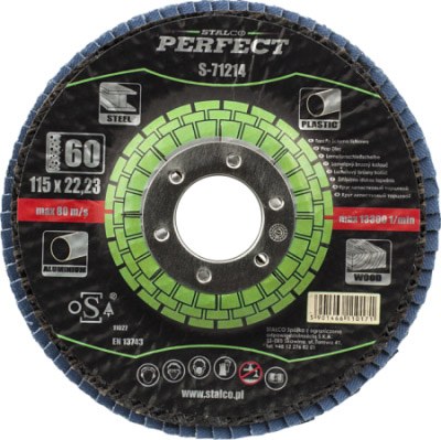 STALCO kotouč brusný skládaný 115 gr. 80 alotex perfect - Nářadí ruční nářadí
