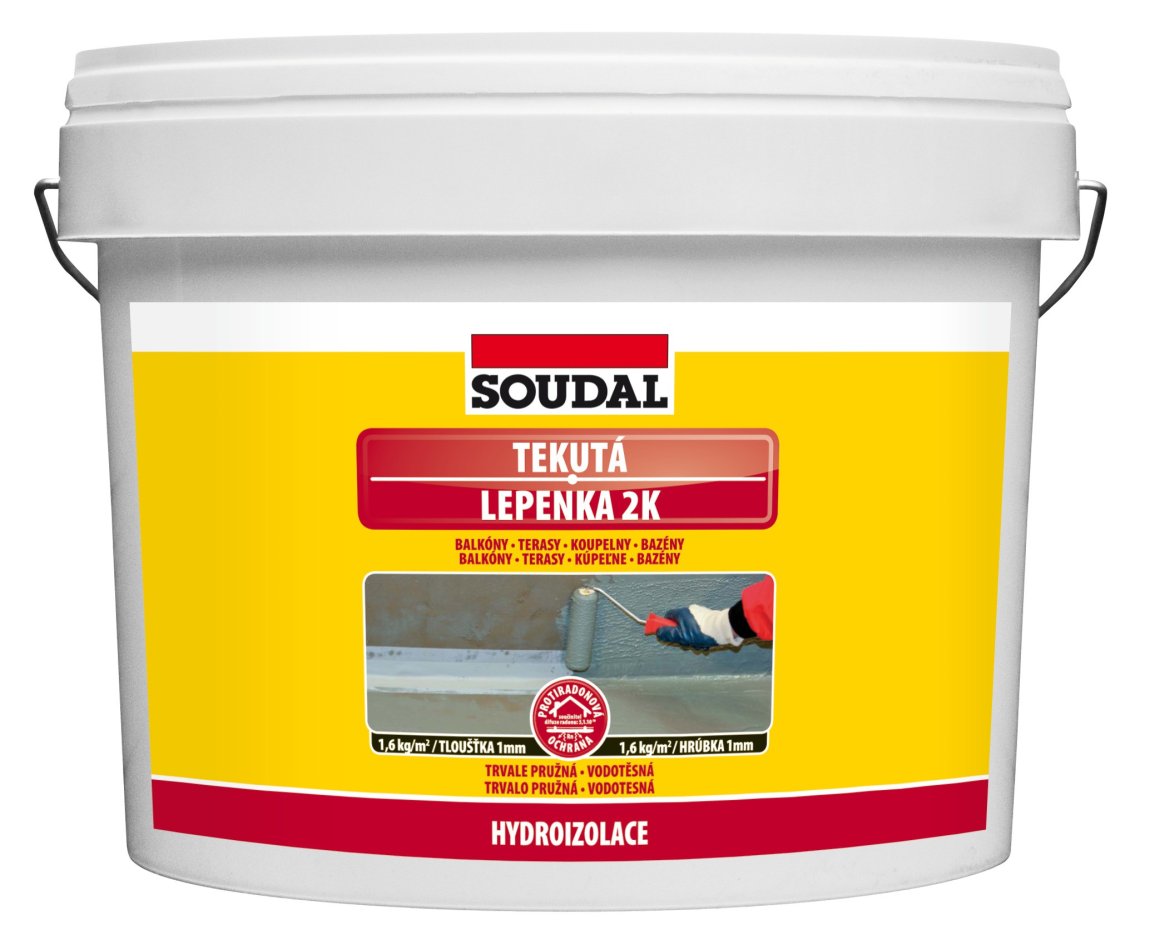 SOUDAL tekutá lepenka 14kg (10,5+3,5kg) 25% ZDARMA - Suché směsi a stavební chemie stavební chemie soudal