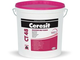 CERESIT CT48 silikonová barva 15l transparentní