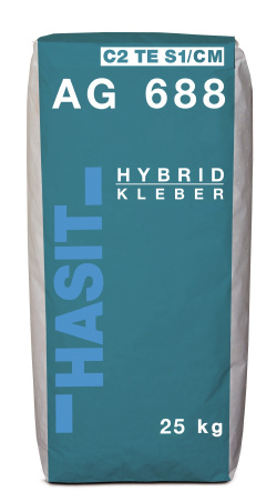 HASIT AG 688 Hybridkleber univ.kombinované lepidlo 12kg + odměrka ZDARMA - Suché směsi a stavební chemie omítky štukové omítky