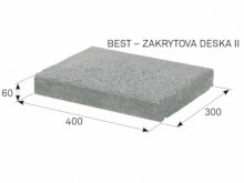 BEST ZÁKRYTOVÁ DESKA II rovná 60mm přírodní (78) Zakrytova-deska-II