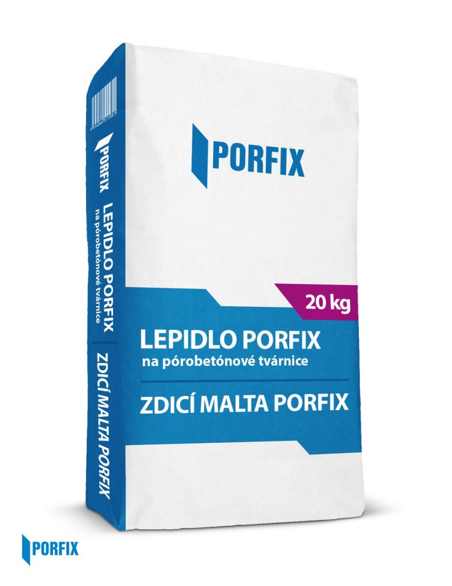 PORFIX lepidlo 20kg (72) - Hrubá stavba zdící materiály porobetonové a vápenopískové zdící materiály porfix