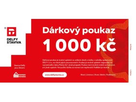Dárkový poukaz v hodnotě 1.000,- Kč