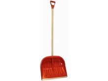 BE shrnovač sněhu 480x390mm s násadou + Al lišta (hrablo)