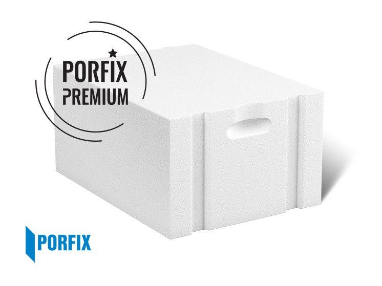 PORFIX tvárnice 500x250x500mm PREMIUM PDK P2-400 písková (24) - Hrubá stavba zdící materiály porobetonové a vápenopískové zdící materiály porfix