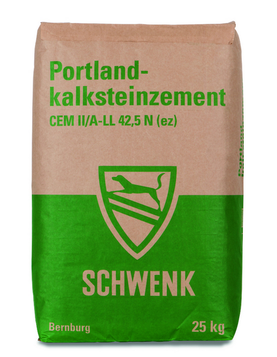 AKCE SCHWENK cement II/A-LL 42,5 N 25kg (56) - Suché směsi a stavební chemie malty a cementy