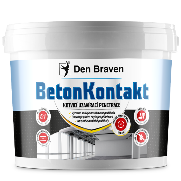 DB BetonKontakt kotvicí uzavírací penetrace 5kg - Suché směsi a stavební chemie penetrace, nátěry a můstky
