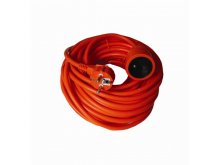 PHT kabel prodlužovací 25m - 1zásuvka, oranžový