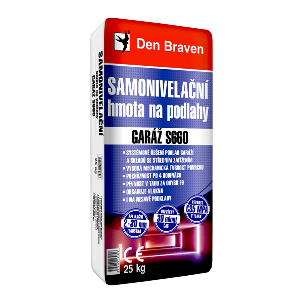 DB GARÁŽ S660 samoniv.hmota na podlahy 25kg (42) šedá DB GARÁŽ S660 samoniv.hmota na podlahy 25kg (42) šedá - Suché směsi a stavební chemie cementové a anhydritové potěry